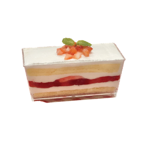 イチゴのカップケーキ